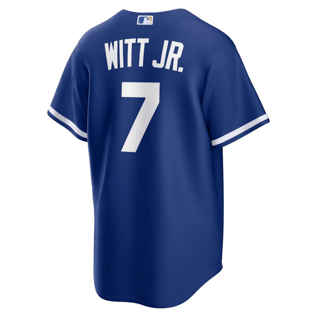 Kansas City Royals Bobby Witt Jr. Nike Road Replica Jersey - Gray
