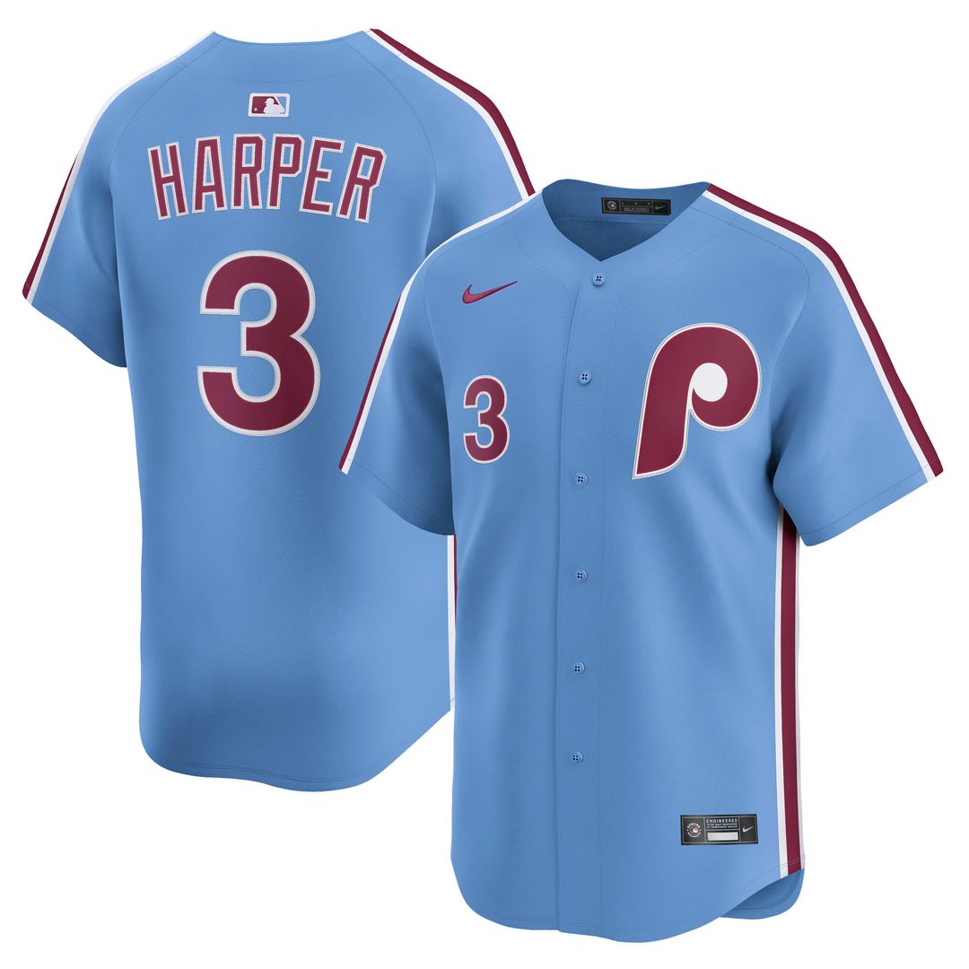 Philadelphia Phillies Bryce Harper Nike Home Limited Player Jersey - White