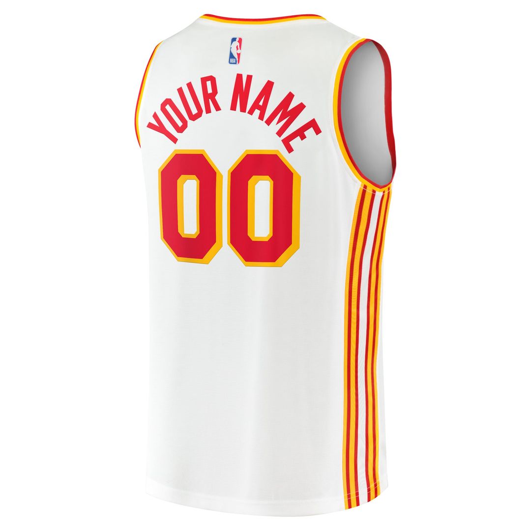 Atlanta Hawks Fanatics Fast Break Custom Replica Jersey - Association Edition - White
