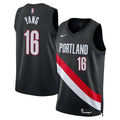 Portland Trail Blazers Yang Hansen Nike Unisex Swingman Jersey - Icon Edition - Black