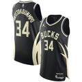 Milwaukee Bucks Giannis Antetokounmpo Jordan Brand Authentic Player Jersey - Statement Edition - Black