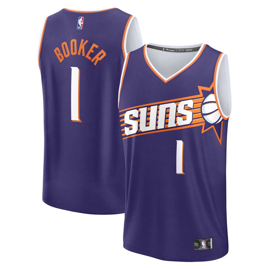 Phoenix Suns Devin Booker Fanatics Youth Fast Break Replica Player Jersey - Icon Edition - Purple