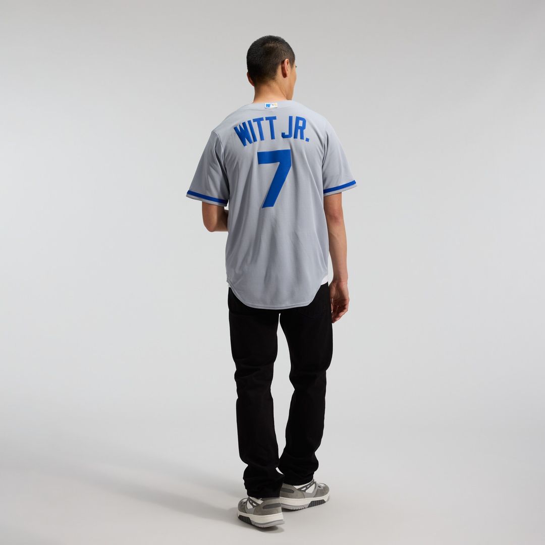 Kansas City Royals Bobby Witt Jr. Nike Road Replica Jersey - Gray