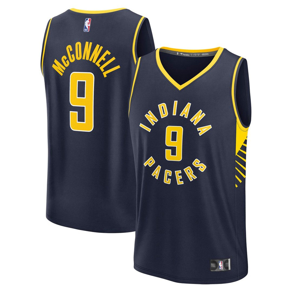 Indiana Pacers T.J. McConnell Fanatics Fast Break Replica Jersey - Navy - Icon Edition