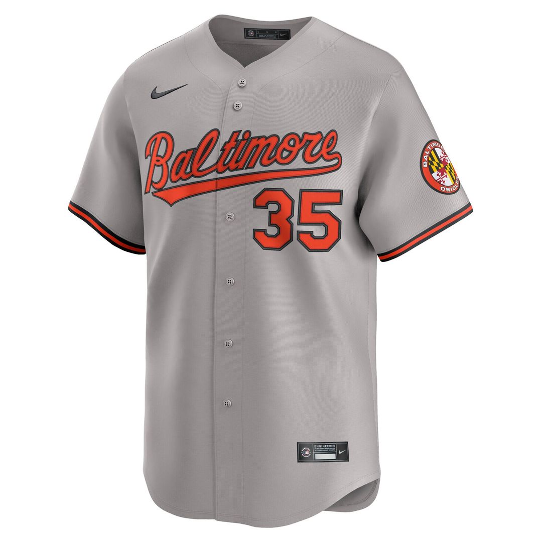 Baltimore Orioles Adley Rutschman Nike 2nd Alternate Limited Player Jersey - Orange