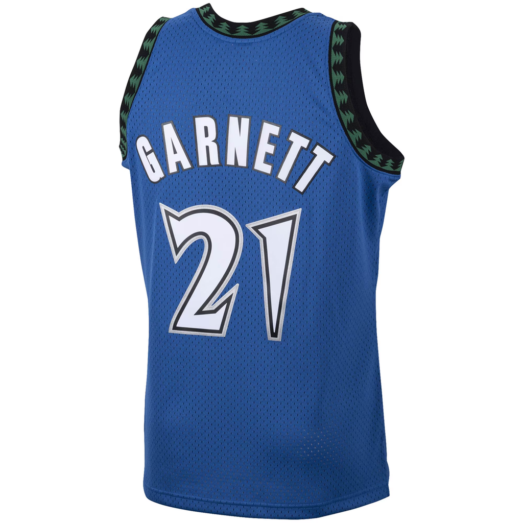 Minnesota Timberwolves Kevin Garnett Mitchell & Ness Big & Tall 2003/04 Hardwood Classics Swingman Jersey - Blue