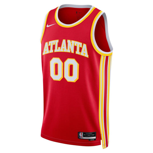Atlanta Hawks Nike Unisex Swingman Custom Jersey Red - Icon Edition