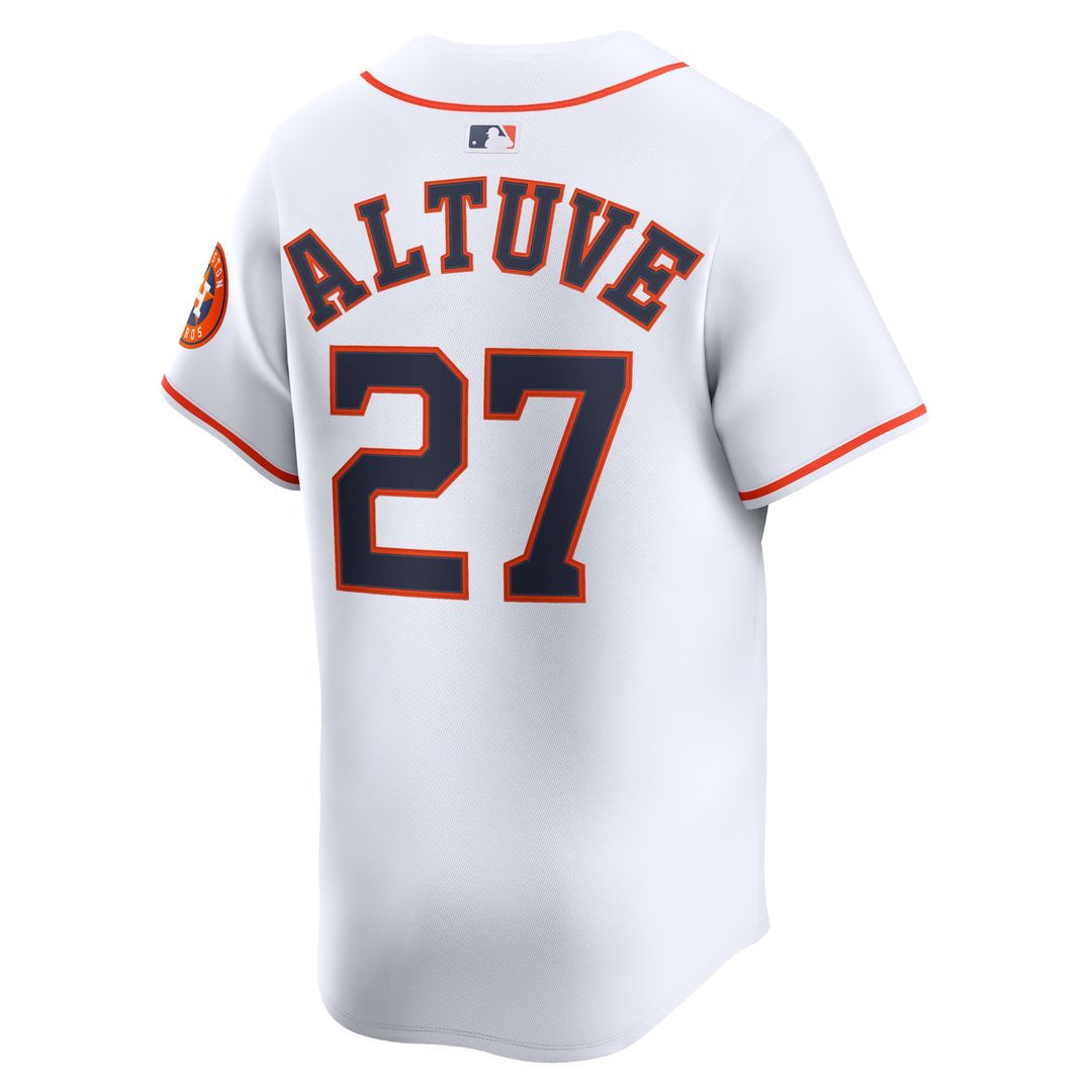 Houston Astros Jose Altuve Nike Road Limited Player Jersey - Gray