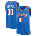 Oklahoma City Thunder Fanatics Youth Fast Break Custom Replica Jersey - Blue - Icon Edition