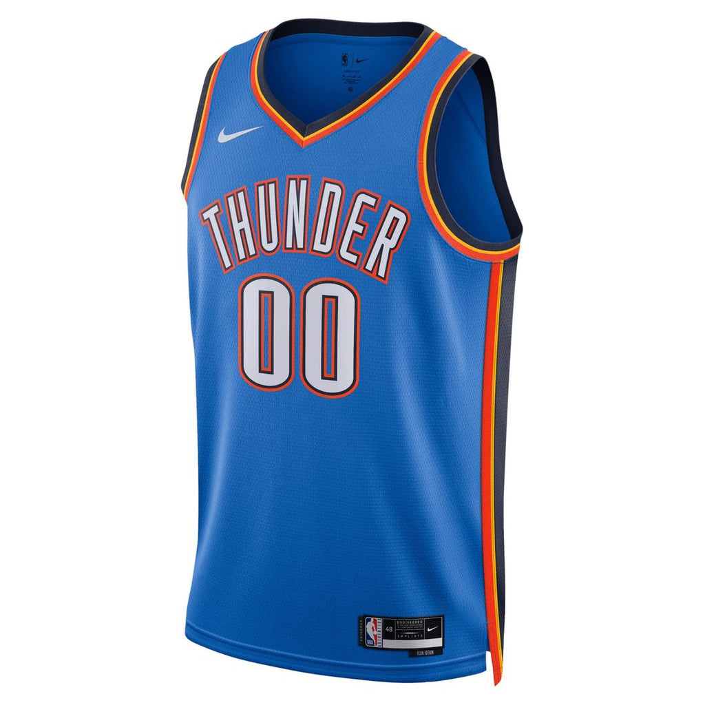 Oklahoma City Thunder Nike Unisex Swingman Custom Jersey Blue - Icon Edition