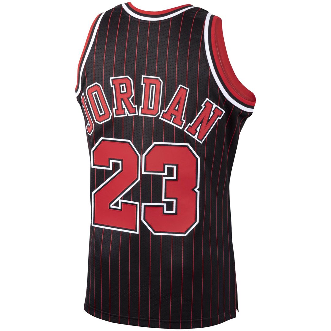 Chicago Bulls Michael Jordan Mitchell & Ness 1995/96 Hardwood Classics Authentic Jersey - Black
