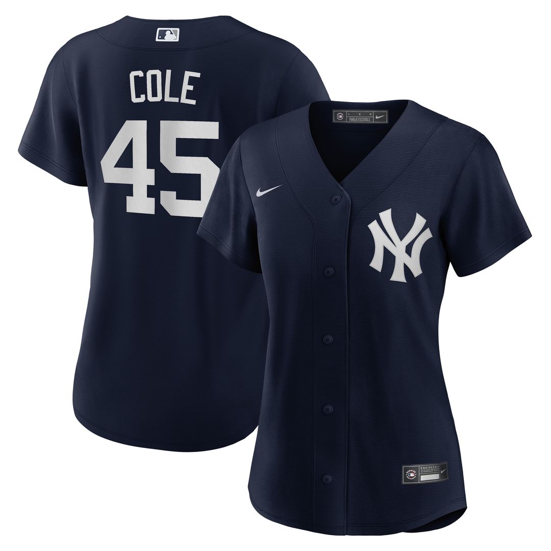 New York Yankees Gerrit Cole Nike Women's Home Replica Player Jersey - White