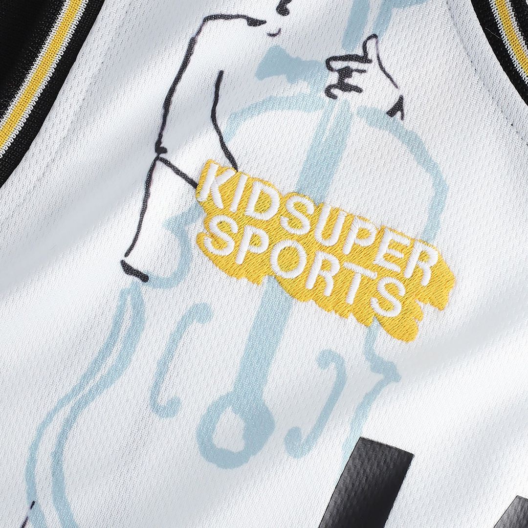 Utah Jazz NBA & KidSuper Studios by Fanatics Unisex Hometown Jersey - White