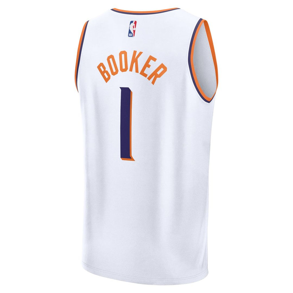 Phoenix Suns Devin Booker Fanatics Fast Break Replica Player Jersey - Association Edition - White