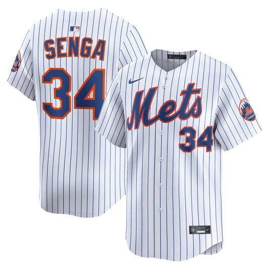 New York Mets Kodai Senga Nike Home Limited Player Jersey - White