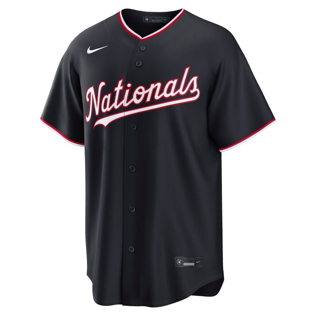 Washington Nationals James Wood Nike Alternate Replica Jersey - Navy