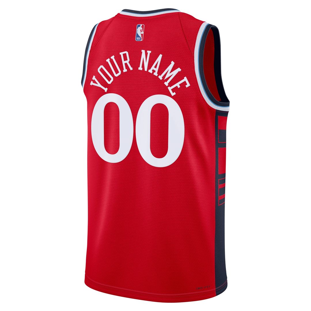 LA Clippers Jordan Brand Unisex 2024/25 Custom Swingman Jersey - Statement Edition - Red