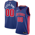 Detroit Pistons Nike Swingman Custom Jersey Blue - Icon Edition