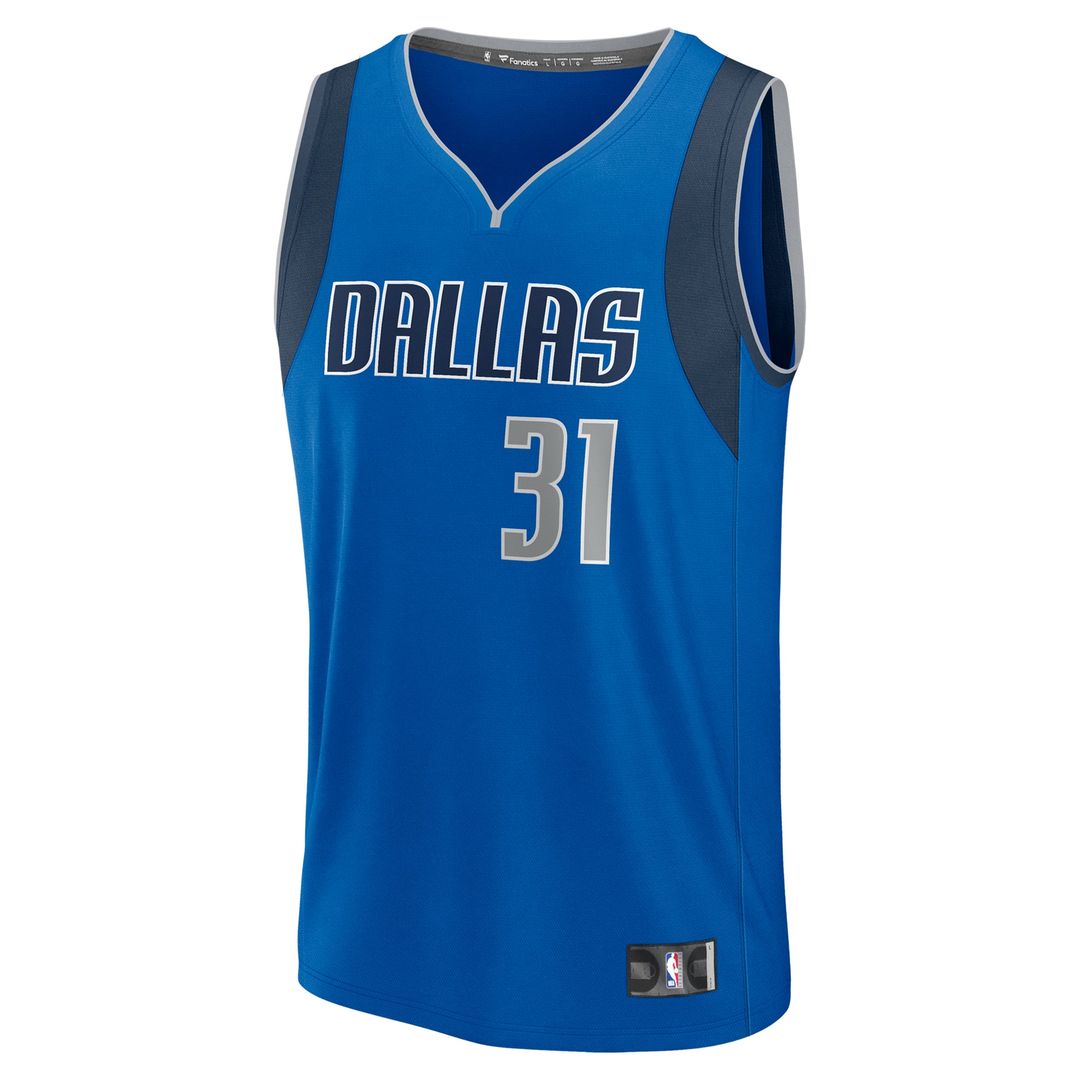 Dallas Mavericks Klay Thompson Fanatics Fast Break Replica Player Jersey - Icon Edition - Blue