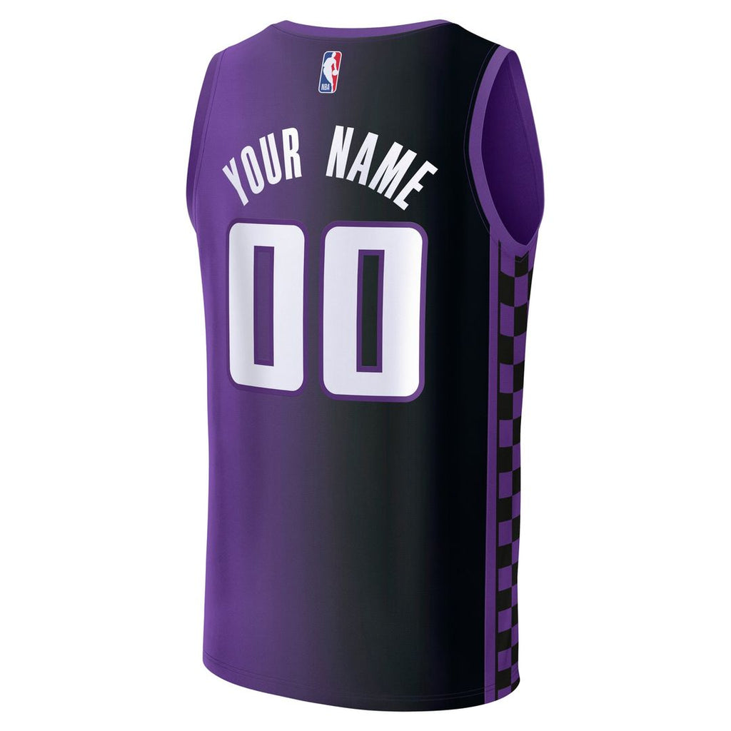 Sacramento Kings Fanatics Fast Break Custom Jersey - Association Edition - White