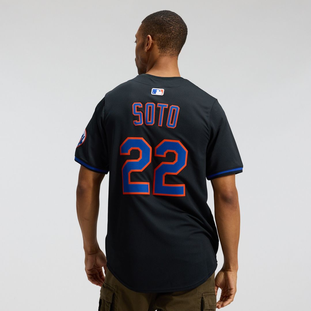 New York Mets Juan Soto Nike Road Limited Player Jersey - Gray
