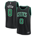 Boston Celtics Jayson Tatum Fanatics Youth Fast Break Replica Player Jersey - Statement Edition - Black