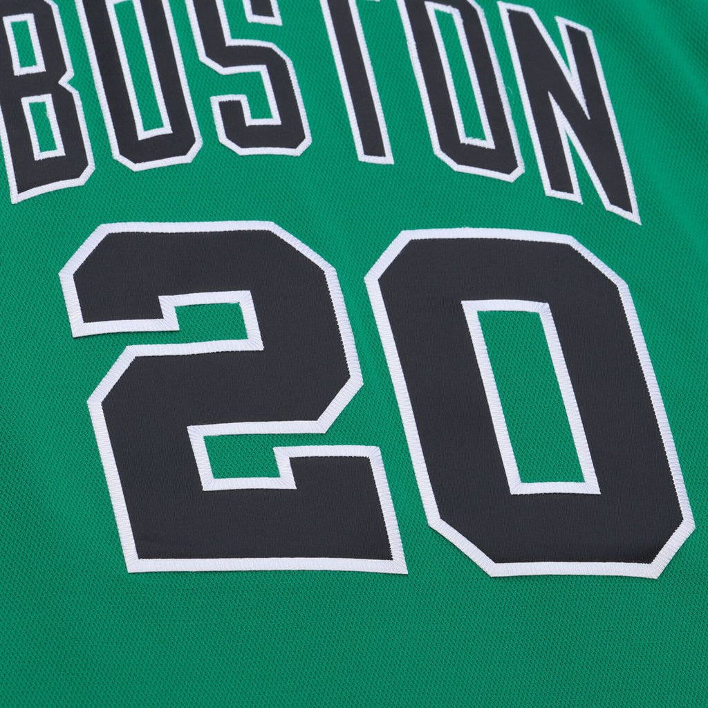 Boston Celtics Ray Allen Mitchell & Ness 2007 - 08 Hardwood Classics Authentic Jersey - Kelly Green