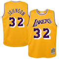 Los Angeles Lakers Magic Johnson Toddler 1984/85 Swingman Jersey - Gold