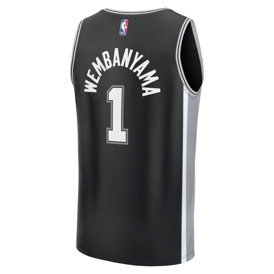 San Antonio Spurs Victor Wembanyama Fanatics Youth Fast Break Replica Player Jersey - Association Edition - White