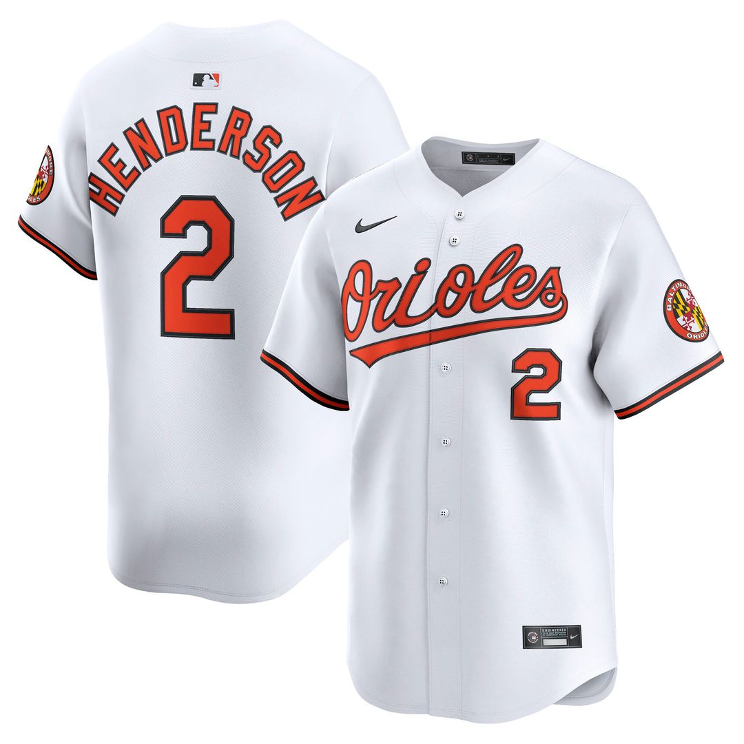 Baltimore Orioles Gunnar Henderson Nike Road Limited Player Jersey - Gray