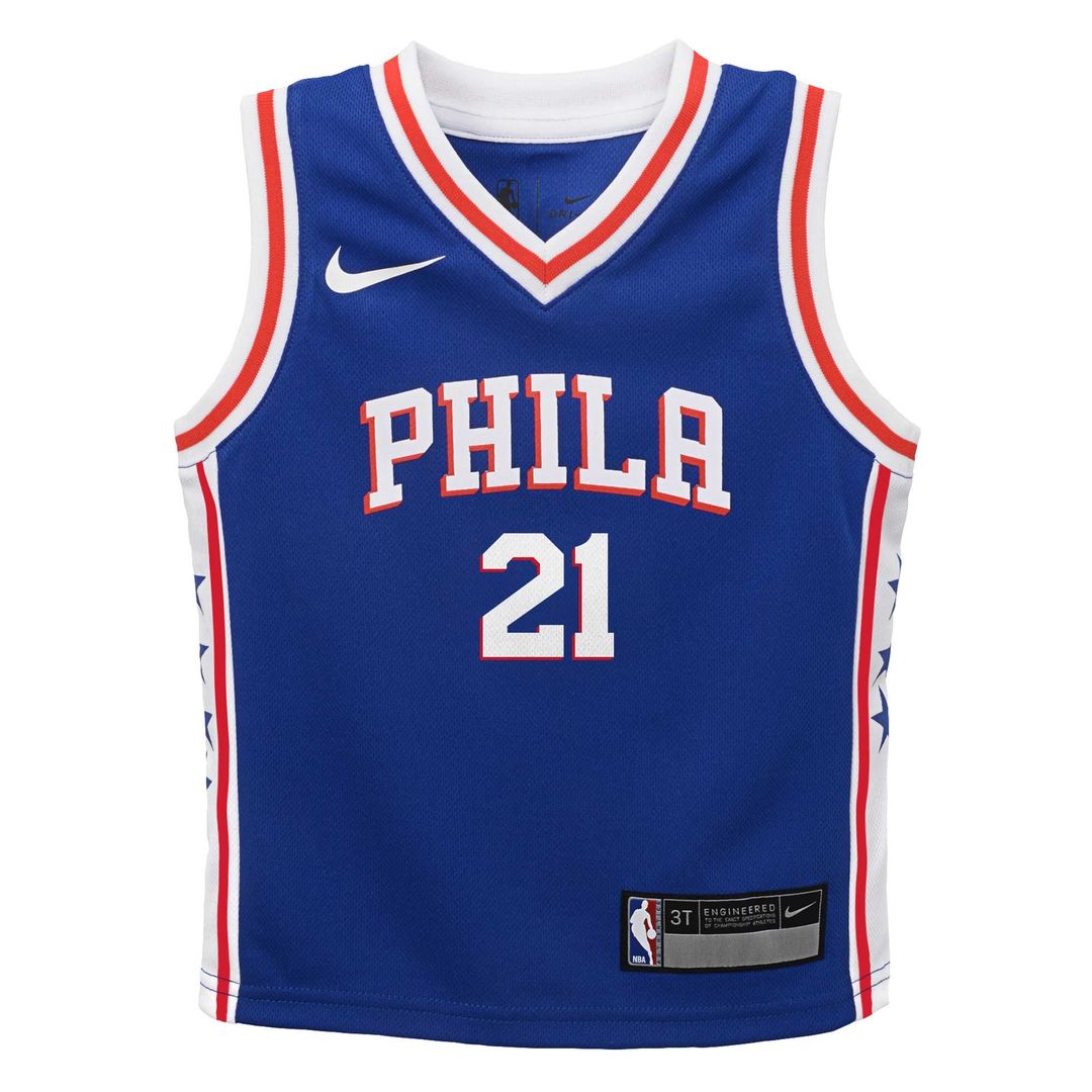 Philadelphia 76ers Joel Embiid Nike Preschool Swingman Player Jersey - Icon Edition - Royal