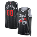 Toronto Raptors Nike Unisex 2025/26 City Edition Swingman Custom Jersey - Black