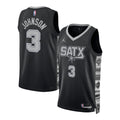 San Antonio Spurs Keldon Johnson Jordan Brand Unisex Swingman Jersey - Statement Edition - Black