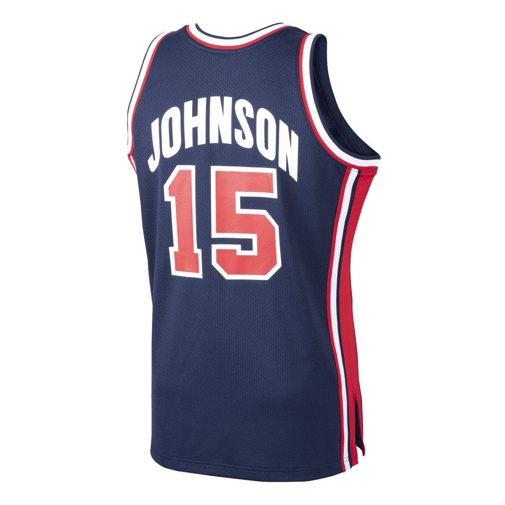 Magic Johnson USA Basketball Mitchell & Ness 1992 Dream Team Authentic Jersey - Navy