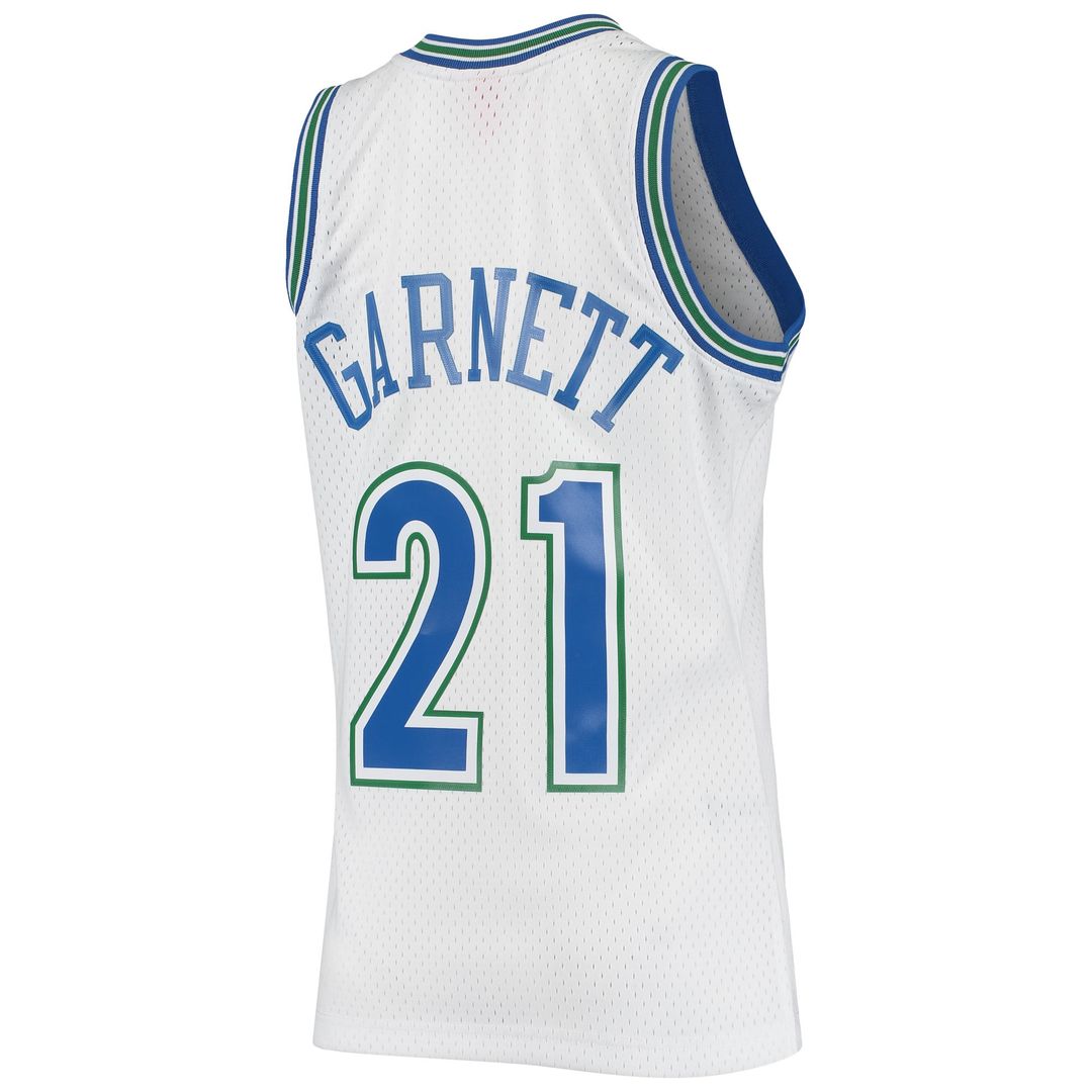 Minnesota Timberwolves Kevin Garnett Mitchell & Ness 1995/96 Hardwood Classics Swingman Jersey - White