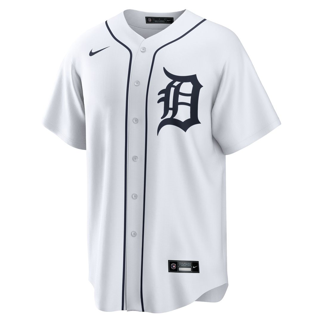 Detroit Tigers Javier Baez Nike Home Replica Player Jersey - White