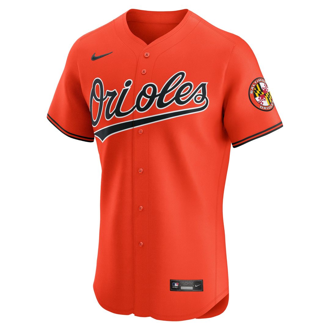 Baltimore Orioles Nike Alternate 2 Elite Jersey - Orange