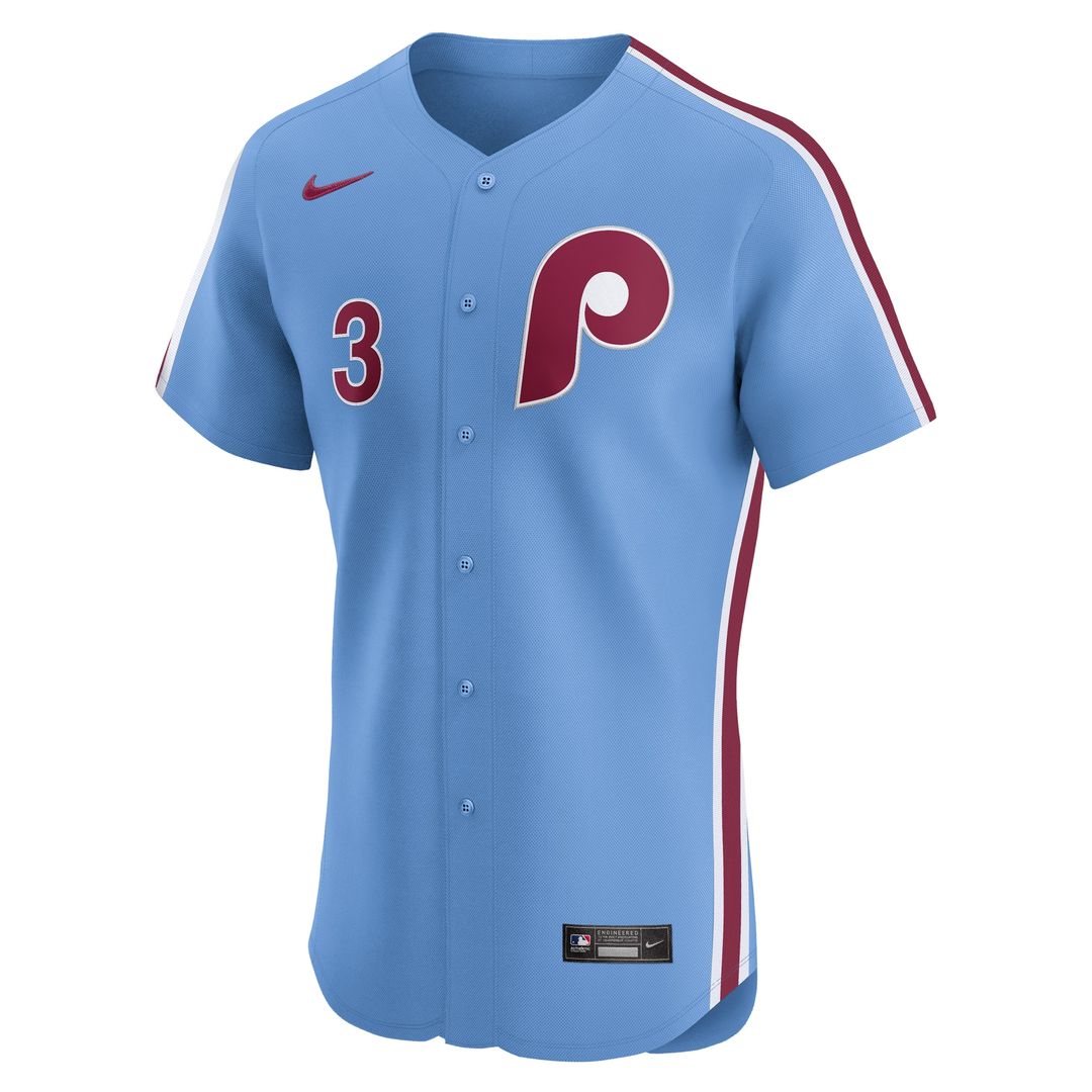 Philadelphia Phillies Bryce Harper Nike Alternate Elite Jersey - Light Blue