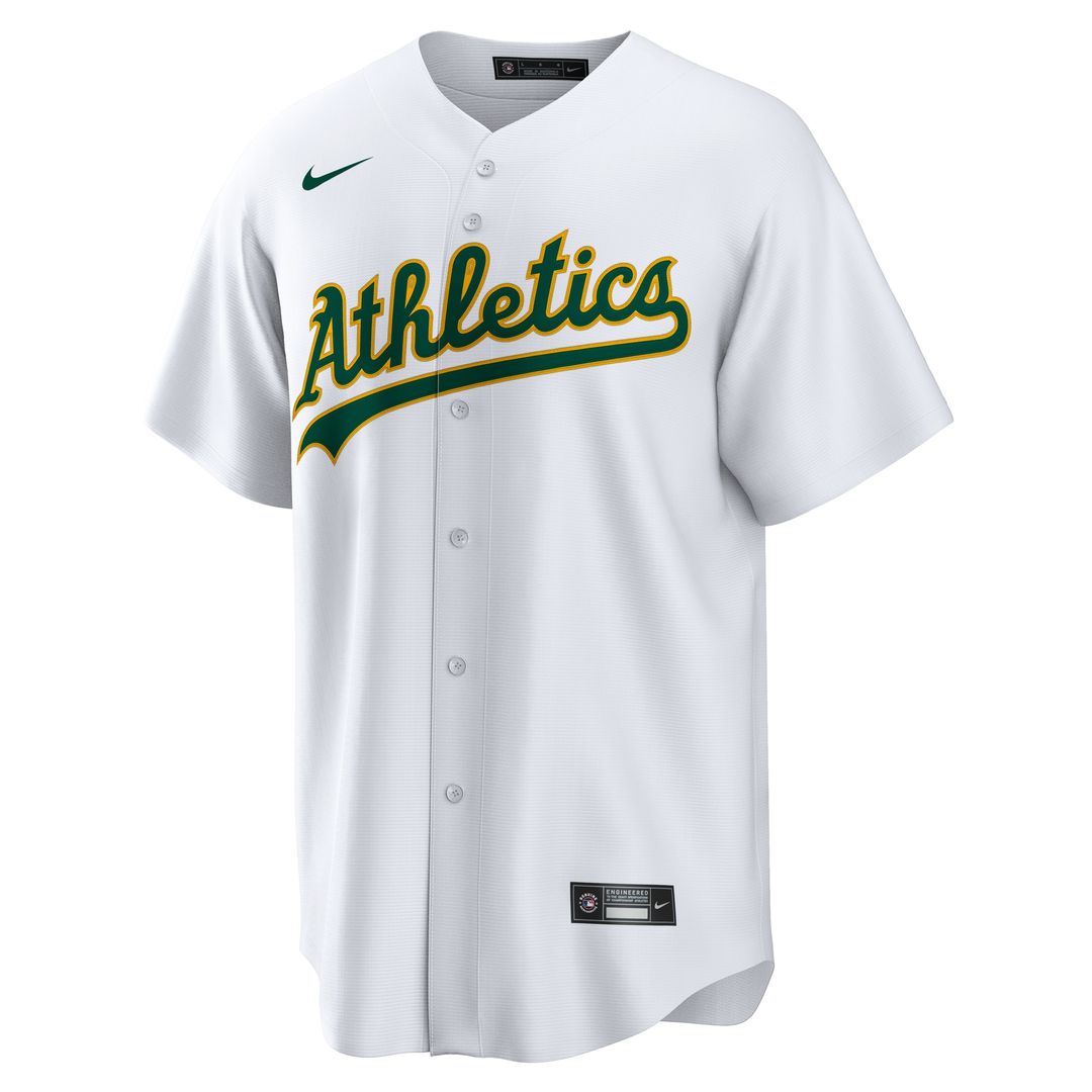 Athletics Shea Langeliers Nike Home Replica Jersey - White