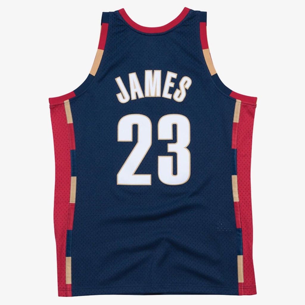Cleveland Cavaliers LeBron James Mitchell & Ness Hardwood Classics Swingman Jersey - Navy