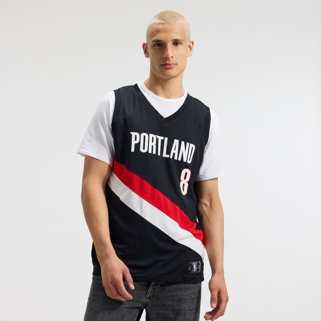 Portland Trail Blazers Deni Avdija Fanatics Fast Break Replica Jersey - Icon Edition - Black