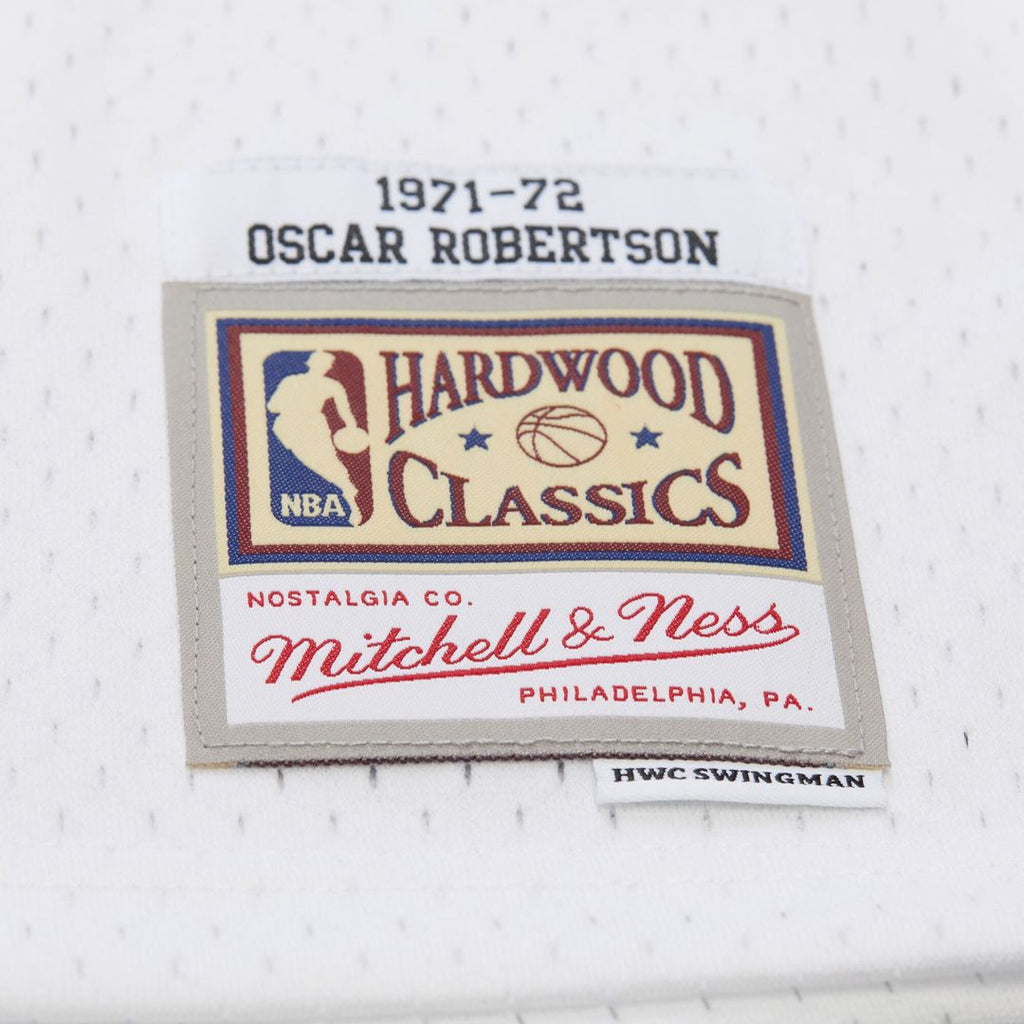 Milwaukee Bucks Oscar Robertson Mitchell & Ness 1971/72 Hardwood Classics Swingman Jersey - Green