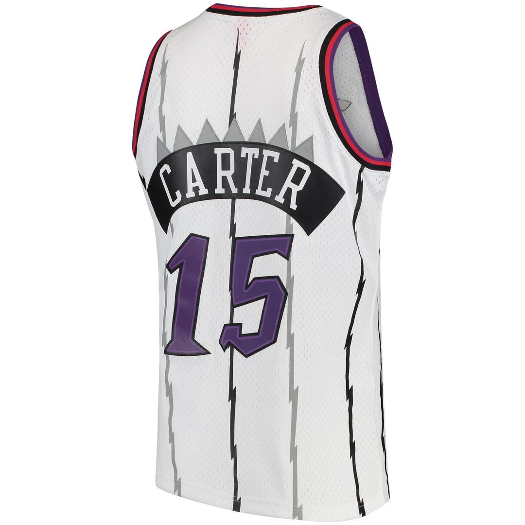 Toronto Raptors Vince Carter Mitchell & Ness 1998/99 Hardwood Classics Swingman Jersey - White