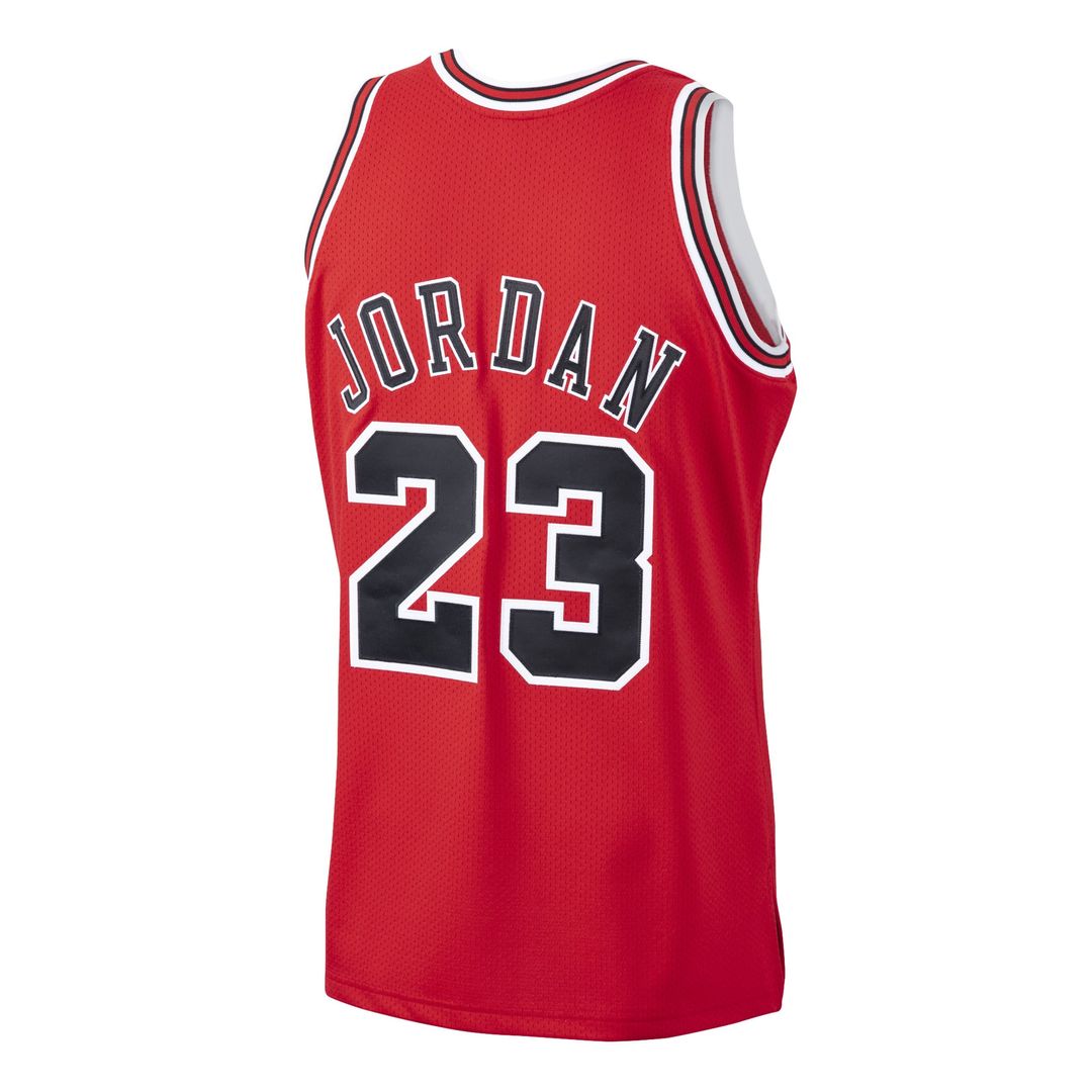 Chicago Bulls Michael Jordan Mitchell & Ness 1997/98 Hardwood Classics Authentic Jersey - Scarlet