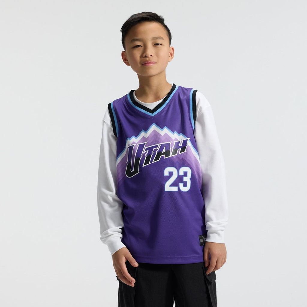 Utah Jazz Lauri Markkanen Fanatics Youth Fast Break Replica Jersey - Icon Edition - Purple
