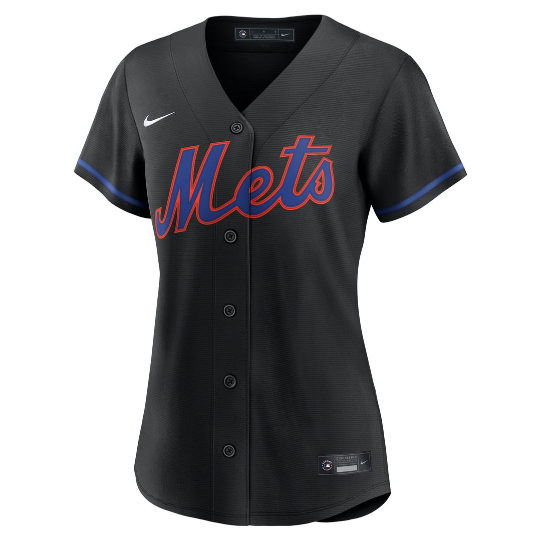 New York Mets Juan Soto Nike Women's Alternate Replica Jersey - Black