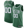Boston Celtics Nike 2020/21 Authentic Custom Jersey Green - Icon Edition