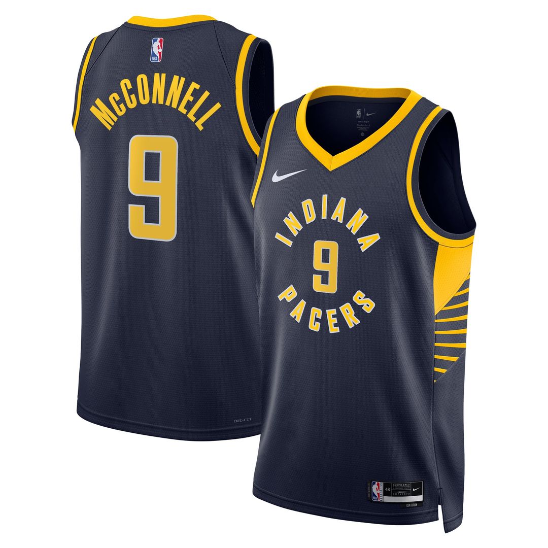 Indiana Pacers T.J. McConnell Nike Unisex Swingman Replica Jersey - Icon Edition - Navy