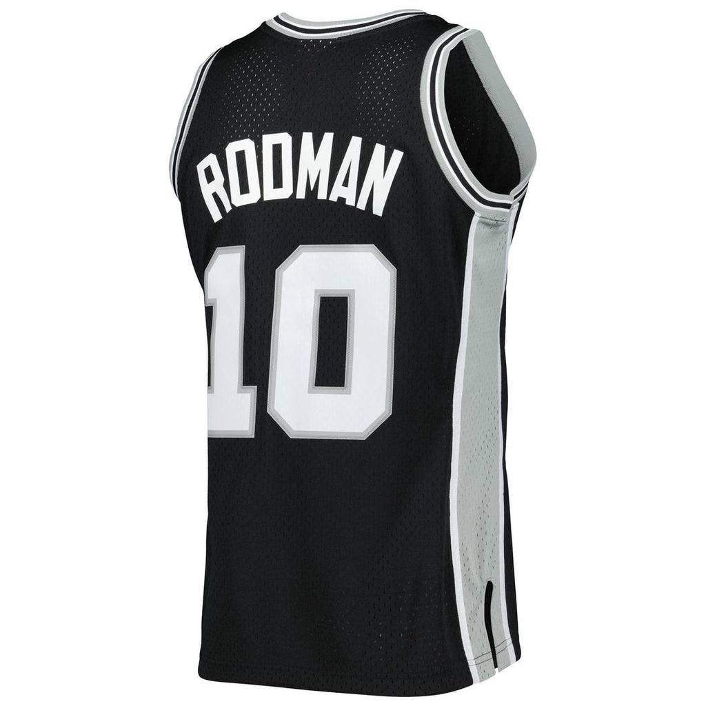 San Antonio Spurs Dennis Rodman Mitchell & Ness 1993/94 Hardwood Classics Swingman Jersey - Black