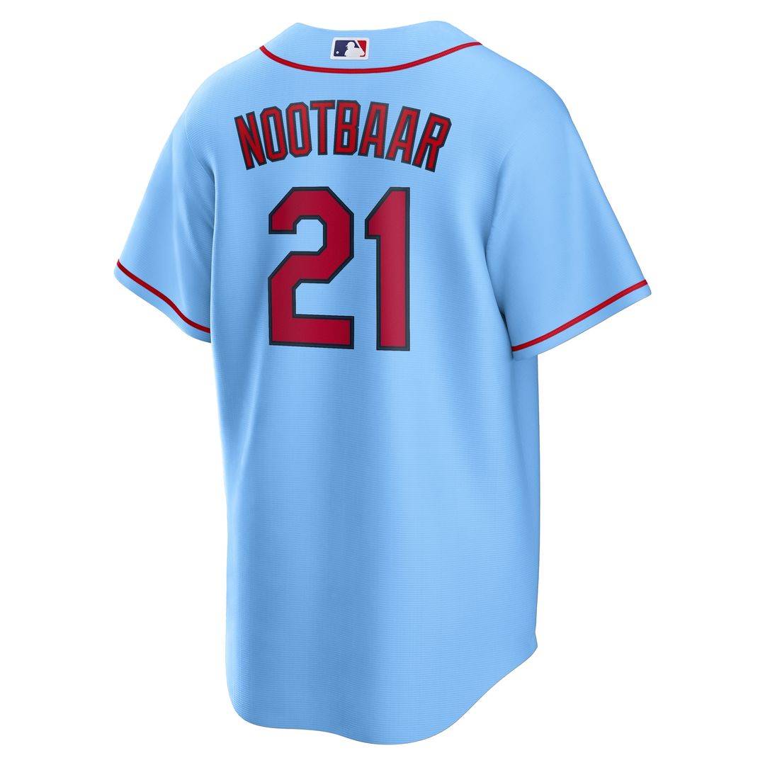 St. Louis Cardinals Lars Nootbaar Nike Alternate Replica Jersey - Light Blue